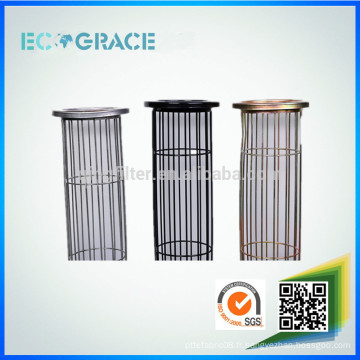 Cage filtrante en acier galvanisé ovale pour filtration par poussière